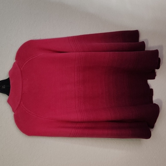 Jones New York Cardigan Womens Size XL Sweater Button Knit Cotton Gradiant Pink - Picture 5 of 13